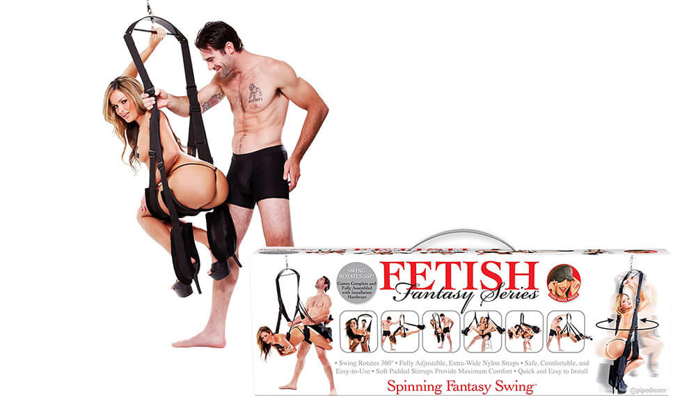 Pipedream - Fetish Fantasy - Spinning Fantasia Altalena Nero
