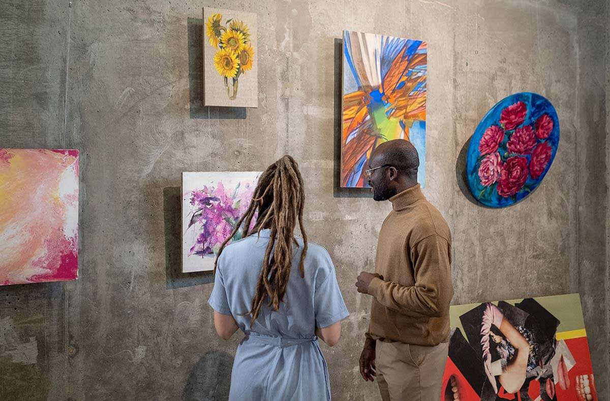 Museo o galleria d’arte, con bar